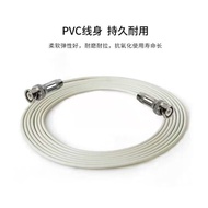 [ ] SYV75-2-1 * 2 2M Cable Dual Core Coaxial Two Mega Wire L9 to BNC Dual Flat Cable CC3 Head CC4 He
