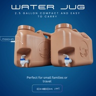 GlobalMercado 2.5Gallon water Jug Water Storage Water Container lalagyan ng tubig