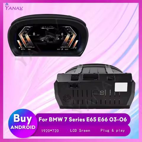 Car Digital LCD Dashboard Panel Virtual Cockpit Cluster For BMW 3 Series E30 E36 E46 E90 E91 E92 E93