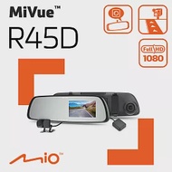 MIO R45D 後視鏡型 1080P GPS 區間測速 倒車顯影 前後雙鏡行車記錄器&lt;贈32G+拭鏡布+PNY耳機&gt; R45D R45D