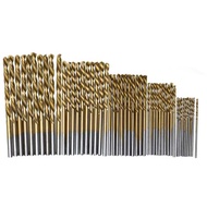 50 Pcs Mata Bor Taffware Power Drill Bits Titanium Coated