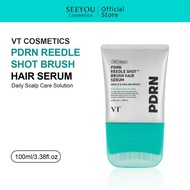 VT COSMETICS PDRN Reedle Shot Brush Hair Serum 100ml Cooling & Refreshing Scalp Care with Vegan PDRN