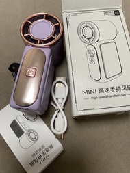 迷你風扇仔 紫色全新