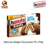 Hanuta Riegel Milk & Hazelnut 5 Sticks 172g (Made in Germany)