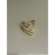 Pendant Happy Open Heart 7mm
