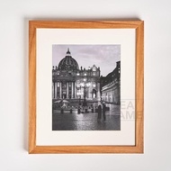 Mahogany Wood Photo Frame - A4 Photo Frame Matboard 5 cm