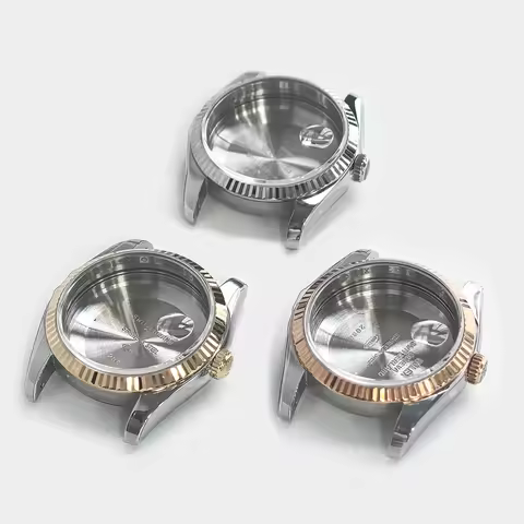 904L Stainless Steel Watch Case for DJ 36mm 116233 116234 116231, Fit to 3135 Watch Movement, Watch 
