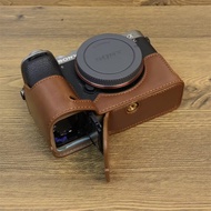 Leather Camera Bag Body Case For Sony A7CII  A7C2 With Battery Opening  Half Body Set Cover camera C