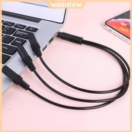 32cm 3.5mm 4 Pole Male Plug to 3 Way 3 Output Stereo Female Audio Splitter Cable [Woodrow.sg]