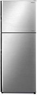 Hitachi R-VX450PMS9-BSL 366L 2-Door Fridge, 3 Ticks, Silver