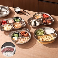 Children's Divided Dinner Plate 304 Stainless Steel Divided Plate/ Children's Divided Plate/ Durable
