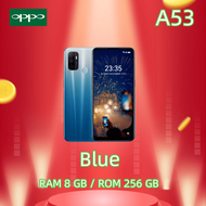 สมาร์ทโฟน OPPO A53 RAM8GB+ROM256GB Android 11 กว้าง6.5 นิ้ว แบตเตอรี่5000 mAh แถมฟรีอุปกรณ์ครบกล่อง มีสินค้าพร้อมส่ง