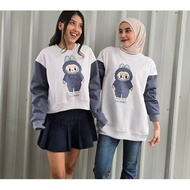 Lab*b*b* Cute sweatshirt sweater/Women's Contemporary sweater/Comfortable Cool oblong sweater/ sport