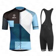 (Powerband)2021 team GCN cycling Jersey set men's cycling clothes road racing shirt shirt set bicycl