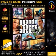Grand Theft Auto V GTA 5 installer Pendrive USB 64GB PC Game with installation Video gta 5