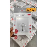 Combo of 5 super sticky wall hooks that can bear up to 6 kg (MT3605) buy 5 get 1 free hook