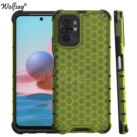 Shockproof Transparent Case For Xiaomi Poco M5S Honeycomb Armor Back Case For Poco M5S Case Cover Fo