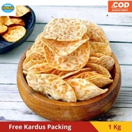 Sago Tempeh Chips 1kg Crispy, Savory Tempeh Chips 1 Kilo Pack