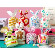 Ready stock M'SIA(1 pc) Bunny Ear Cookies Bag Candy Biscuit Bakery Packaging Bag Doorgift Goodies Be