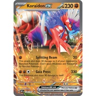 Koraidon Ex 124/197 pokemon card