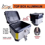 MAGIC BOY TOP BOX ALUMINIUM 45L MOTORCYCLE BOX