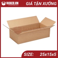 25x15x5 Combo 50 hộp carton Boxes đóng gói hàng giá tại xưởng