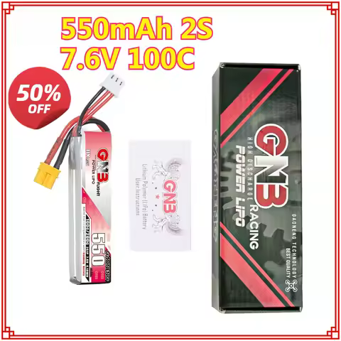 550mAh 2S 7.6V 100C for Happymodel FPV Racing Cine Whoop BetaFPV RC Drone Lithium Battery with XT30U