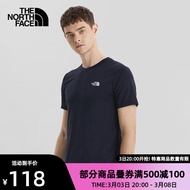 北面（The North Face） 【山夏】短袖速干T恤男户外吸湿排汗春季上新|4NCR RG1/蓝色 XXXL/190