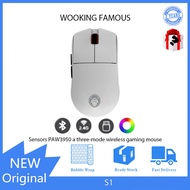 WOOKING FAMOUS Sensors PAW3950 a threemode wireless gaming mouse