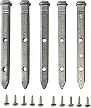5 Pack 900-21355-XCP5 Zinc Die Cast Window Pivot Bar 85 Series 3-3/16" Replacement for Brixwell Doub