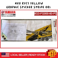 Yamaha NVX Graphic Sticker Stripe Set RYC1 YELLOW ORIHLY BG3-FG000-60-PD