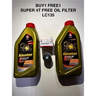 CALTEX HAVOLINE ENGINE OIL MINYAK ENJIN SUPER 4T SEMI SYNTHETIC 15W-50/10W-40 MOTORCYCLE OIL (1L)