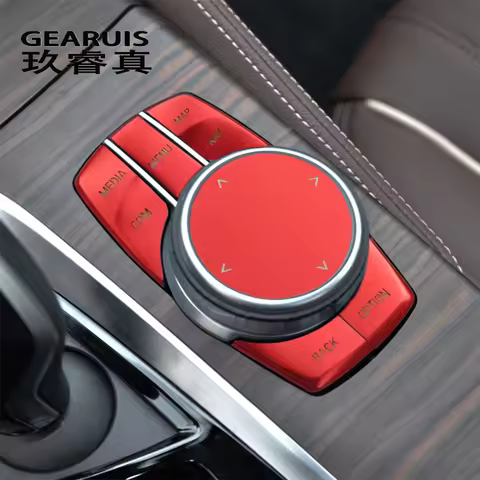 Car Styling For BMW 5 series G30 X3 G01 X4 G02 6gt G32 Aluminium Alloy Drive Center Multimedia Butto