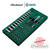 SATA 1/4" 63-Piece Block Tray Set 09901