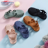 Size 22-35 Kids Shoes Summer Beach Children Sandals Baby Girls Toddler Soft Non-Slip Candy Jelly Shoes Boys Casual Roman Slipper