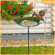 [BlesiyaedMY] Garden Metal Bird Bath Bird Bath Bowl with Garden Stake for Outdoor Garden