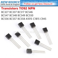 [100pcs] BC327 Transistor TO92 NPN BC337 BC517 BC546 BC547 BC548 BC549 BC550 BC556 BC557 BC558 A1015