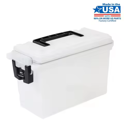 Frost Locking and Stacking Utility and Tool Box, Durable Plastic 11.5 x 5.06 x 7.25