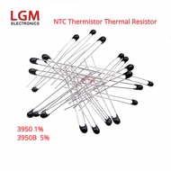 10Pcs NTC 3950 MF52 1% Thermistor Thermal Resistor  1K 2K 3K 4.7K 5K 10K 20K 47K 50K 100K 5% 3950B 1