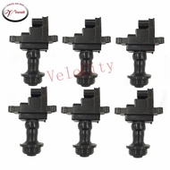 6 X Ignition Coil For 1999-2002 Skyline R34 2.5L 1999-2000 Laurel C35 2.5L Part No# 22448-AA100 2244
