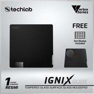 Vortexseries IGNIX GLIDE VP001 Premium Gaming Glasspad Mousepad – Ultra Smooth Hard Surface Vortex I
