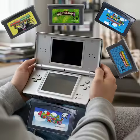 EUR Version GBA Game Cartridge 32 Bit Video Game Console Card Mario Series Super Mario Bros Wario La
