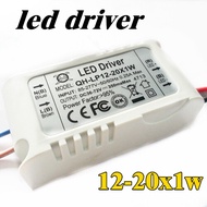 【Worth-Buy】 4pcs/lot 12-20x1w 300ma Led Driver Lamps Transformer 12x1w 15x1w 18x1w 12w 15w 18w External Power Supply For Ceiling Light