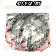 YSPW REAR SPROCKET 428 EX5 35T SPROCKET BELAKANG