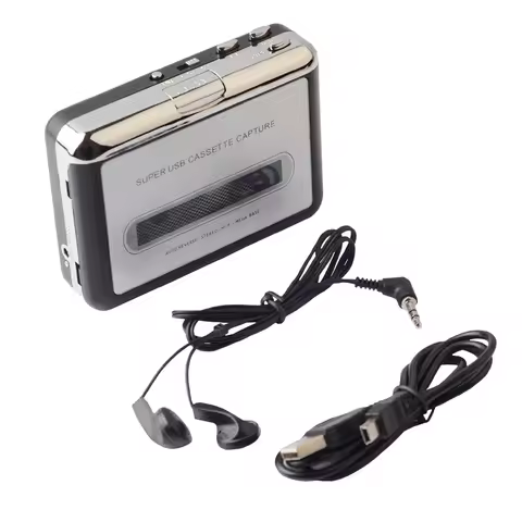 Convert Cassette Tapes To MP3 Effortlessly With Cassette To MP3 Converter Cassette Player Usb