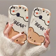 For Case Vivo Y02 Y85a Y85 Z3 Z1i Z1 V9 Youth Silicone Two Bear Phone Case
