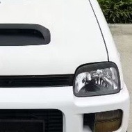 Eye lip original carbon fiber, fiberglass kancil petak, Mira L2S, Mira j moderno