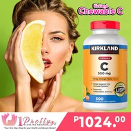 1Pretty Kirkland Signature Vitamin C 500 mg., 500 Tablets, 100% AUTHENTIC PREMIUM QUALITY ● Supports the Immune System ● Promotes Antioxidant Activity ● No Artificial Colors, Flavors or Preservatives ● Gluten Free, Yeast Free and Soy Free