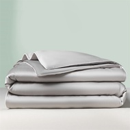 1 PC Solid Silky Comforter สําหรับฤดูร้อนผ้านวมระบายความร้อน 150x200 ซม.ผิวล้างทําความสะอาดได้หรูหรา
