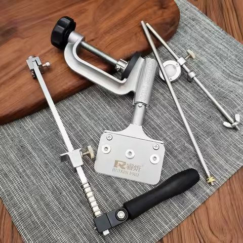 Aluminum Alloy Knife Sharpener Rui Xin Pro Rx 008 Machine Professional Diamond Sharpening Stone Grin